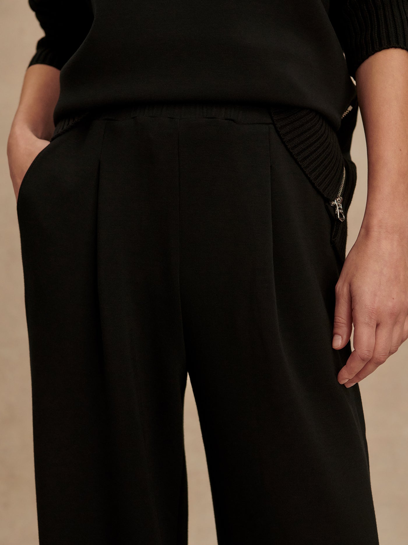 Varley The Extra Wide Leg Pant 29.5 - Black