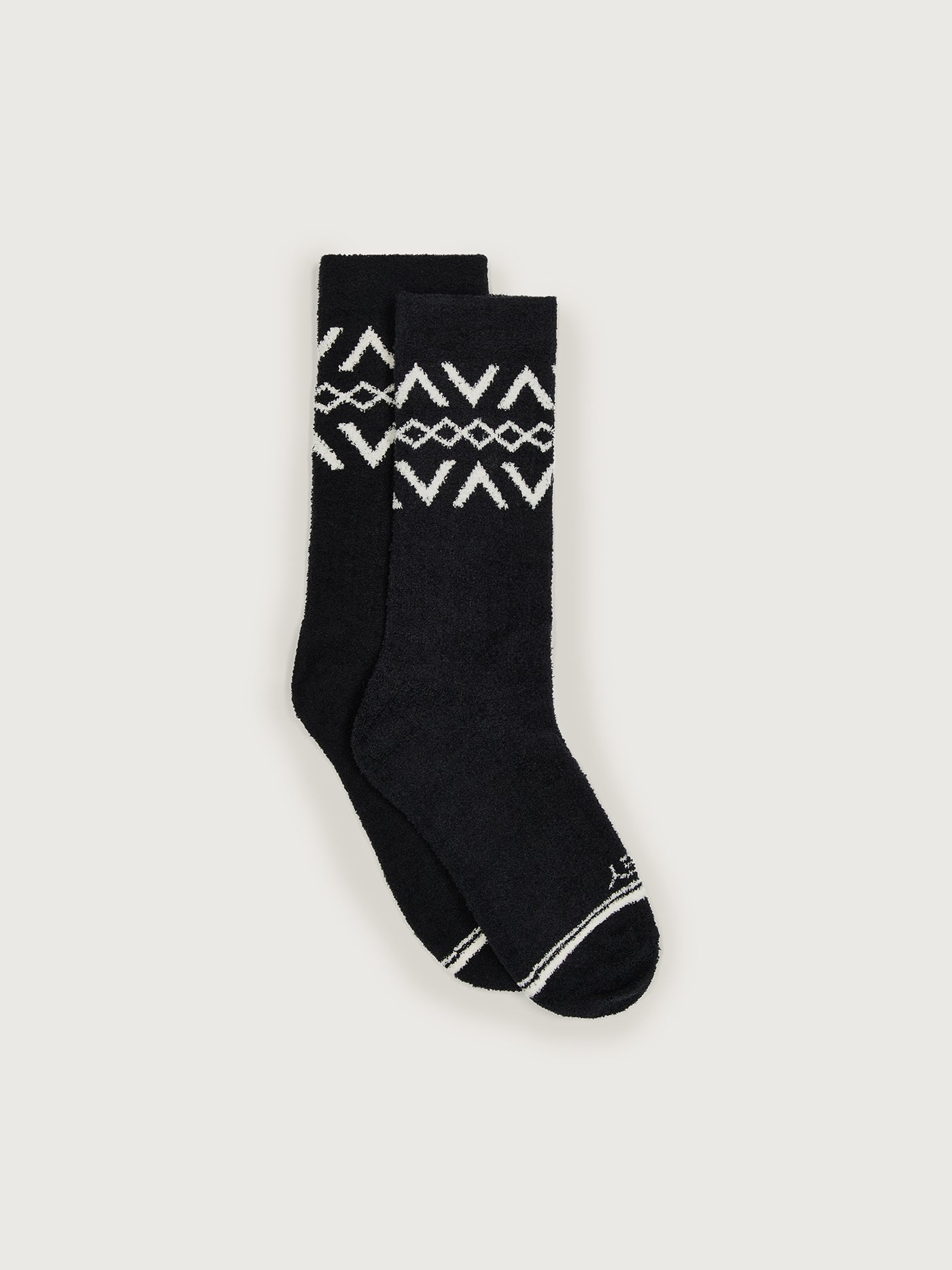 Varley Chadwick Fairisle Sock - Black/Egret