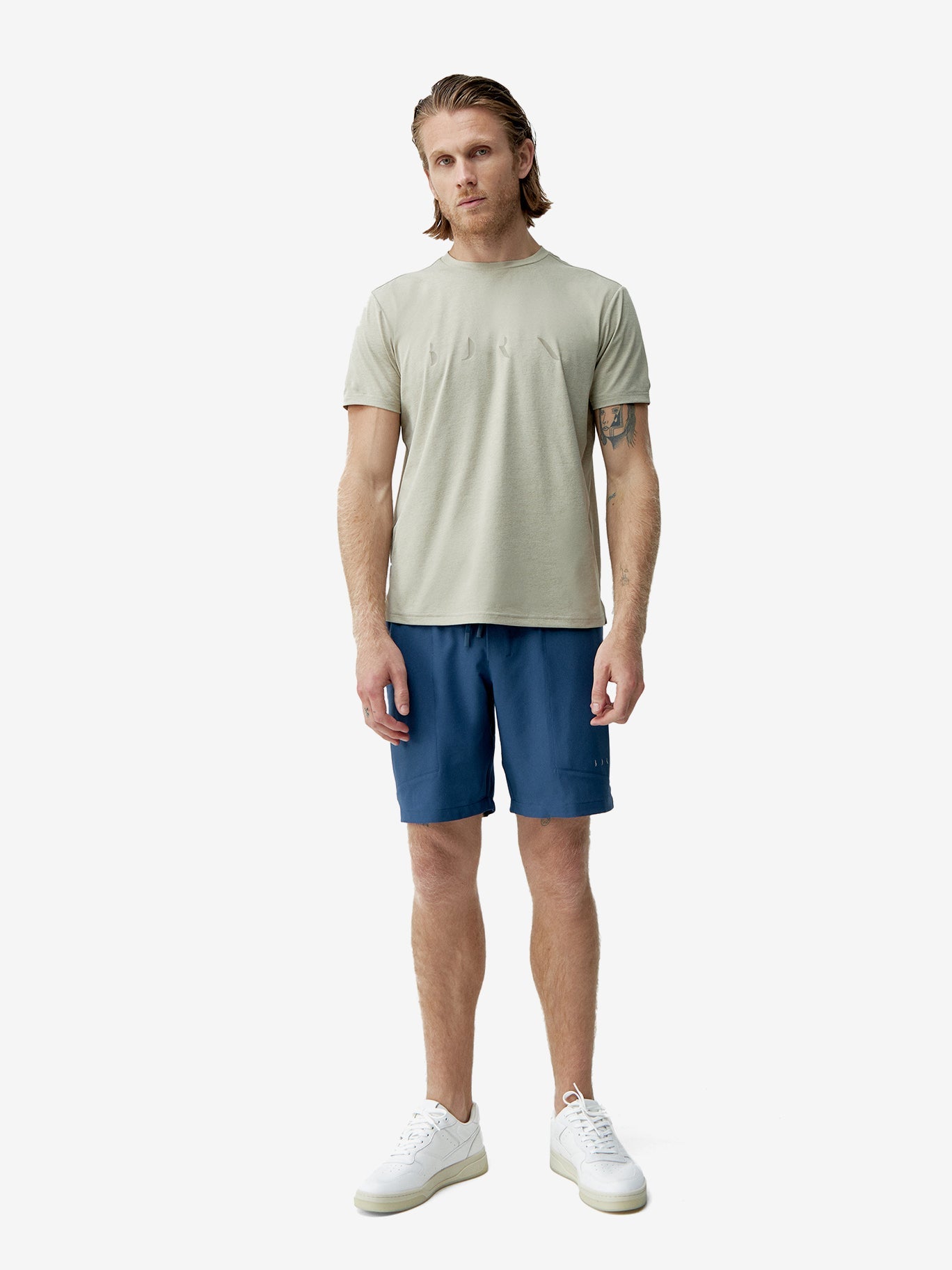 Born Living Yoga Rhein Short - Sea Blue