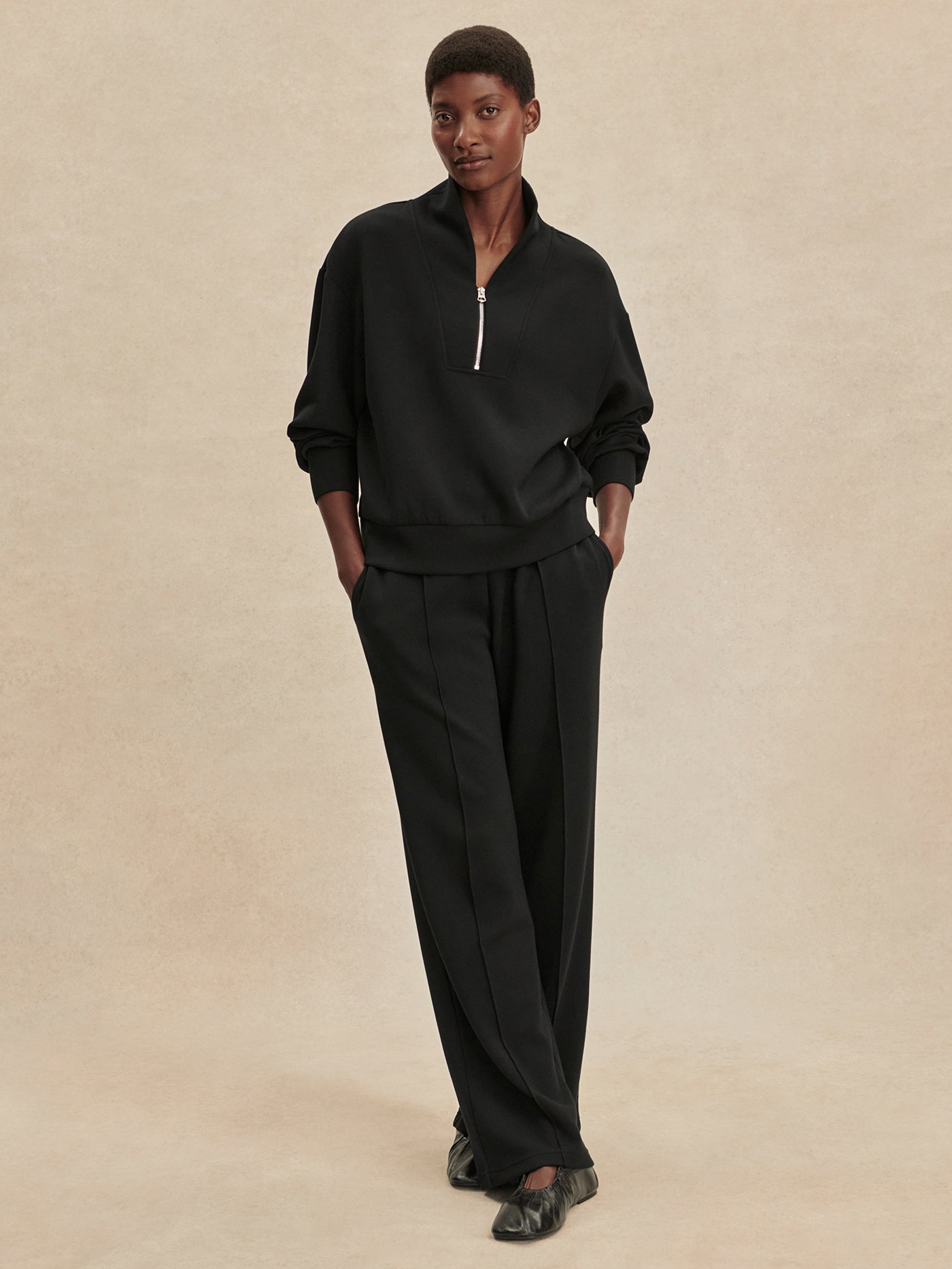 Varley The Wide Leg Pant 30 - Black